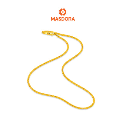 MASDORA 916 Gold Necklace Rantai Leher Emas ~ (EMAS 916/22K)