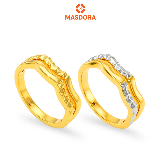 MASDORA 916 Gold Ring Rings Cincin Emas ~ HG Tied Cutting  (EMAS 916/22K)
