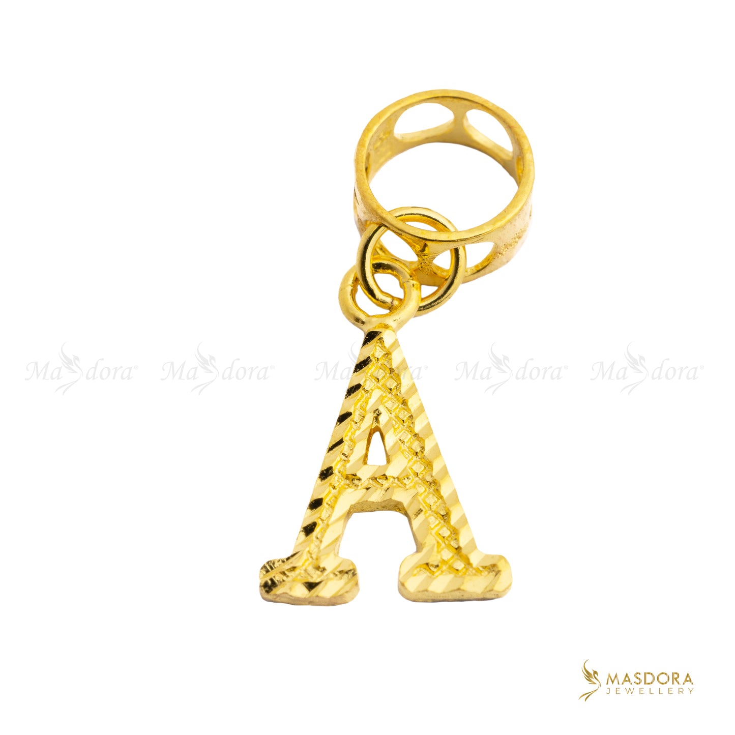 Masdora Charms Alphabets A 916 Gold