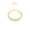MASDORA 916 Gold Ring Rings Cincin Emas ~ Facile V Diamond Cut (EMAS 916/22K)