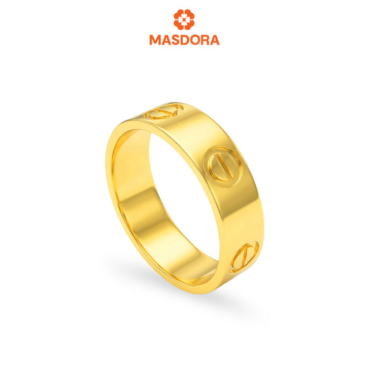 MASDORA 916 Gold Ring Rings Cincin Emas ~ CBR Screw Mark (EMAS 916/22K)