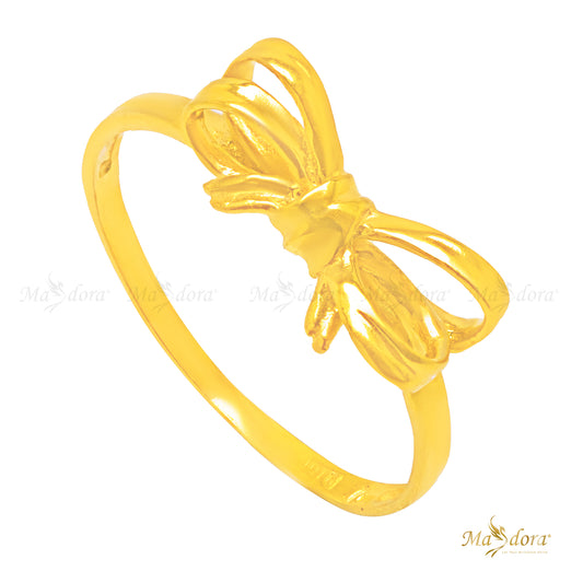 MASDORA Exclusive Ribbon Ring (Emas 916)