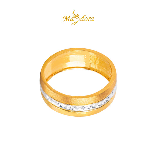MASDORA 916 Gold Ring Rings Cincin Emas ~ CBR Duotone 3 Layer (EMAS 916/22K)