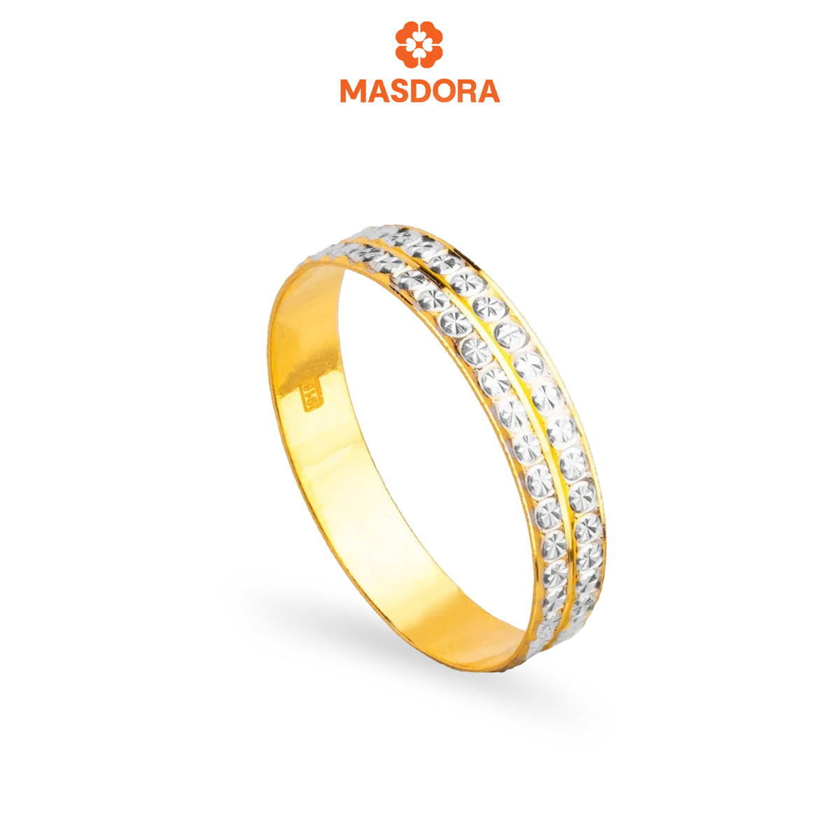 MASDORA 916 Gold Ring Rings Cincin Emas ~ CBR Duotone Double Cutting  (EMAS 916/22K)