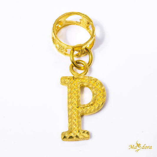 Masdora Charms Alphabets P 916 Gold