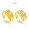 MASDORA 916 Gold Ring Rings Cincin Emas ~ HG Quadruple Tied Cutting (EMAS 916/22K)