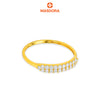 MASDORA 916 Gold Ring Rings Cincin Emas ~ Sparkling Caterpillar (EMAS 916/22K)