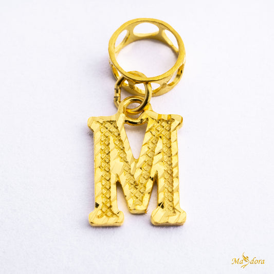 Masdora Charms Alphabets M 916 Gold