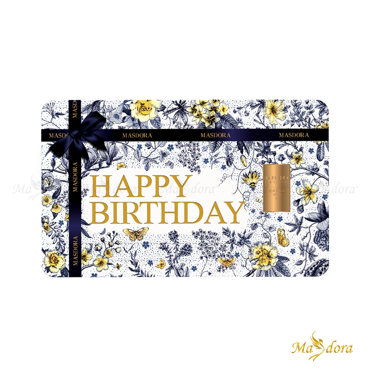 Masdora Birthday Gold Bar 1G ( Emas 999.9 )