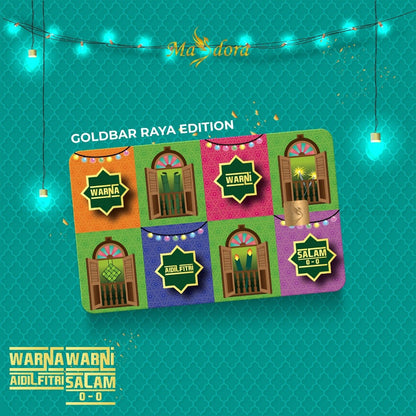 MASDORA 999.9 Gold Bar 0.25GM Gift Series ~ 2023 Raya Edition (EMAS 999.9/24K)