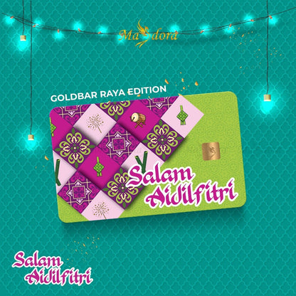 MASDORA 999.9 Gold Bar 0.25GM Gift Series ~ 2023 Raya Edition (EMAS 999.9/24K)
