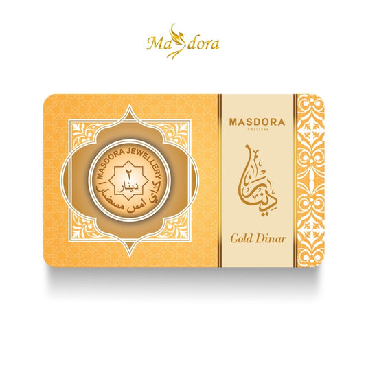 MASDORA 999.9 Gold 2 Dinar (8.50GM) Signature Series (EMAS 999.9/24K)