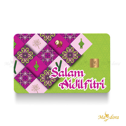 MASDORA 999.9 Gold Bar 0.25GM Gift Series ~ 2023 Raya Edition (EMAS 999.9/24K)