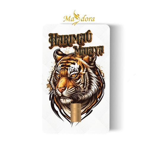 MASDORA 999.9 Gold Bar 1.00GM Collection Series ~ Harimau Malaya (EMAS 999.9/24K)