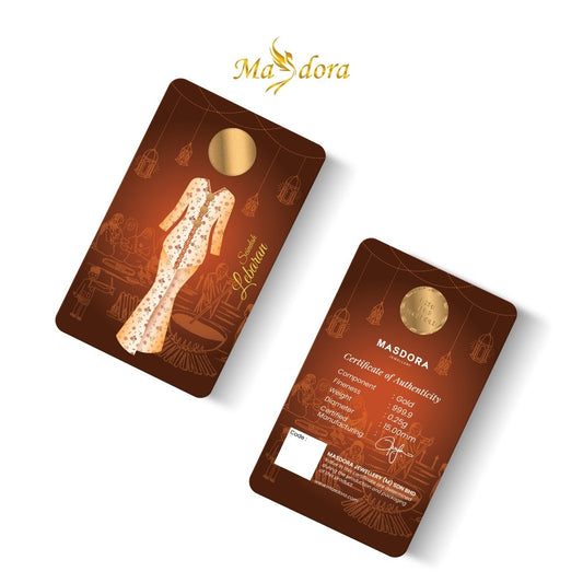 MASDORA 999.9 Gold Bar 0.25GM Gift Series ~ 2024 Raya Edition (EMAS 999.9/24K)