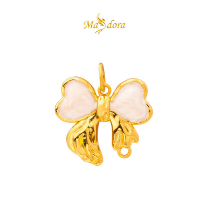 MASDORA 999 Gold Pendant Loket Emas ~ (WHITE) Mother Nature Edition  (EMAS 999/24K)