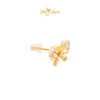 MASDORA 999 Gold Earring Earrings Emas ~ White Sugary Pretzel (EMAS 999/24K)