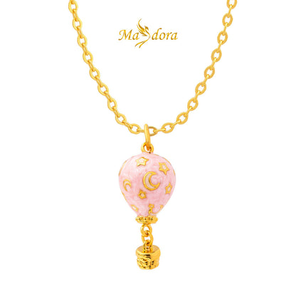 MASDORA 999 Gold Pendant Loket Emas ~ Fantasy Hot Air Balloon Edition (EMAS 999/24K)