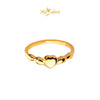 MASDORA 999 Gold Ring Rings Cincin Emas ~ Golden Love Tiara Ring (EMAS 999/24K)
