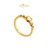 MASDORA 999 Gold Ring Rings Cincin Emas ~ Golden Love Tiara Ring (EMAS 999/24K)