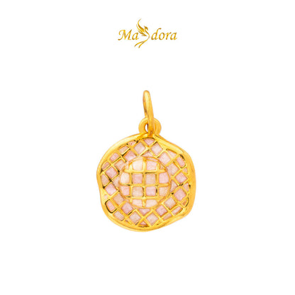 MASDORA 999 Gold Pendant Loket Emas ~ (PINK) Memorable Travel Edition  (EMAS 999/24K)