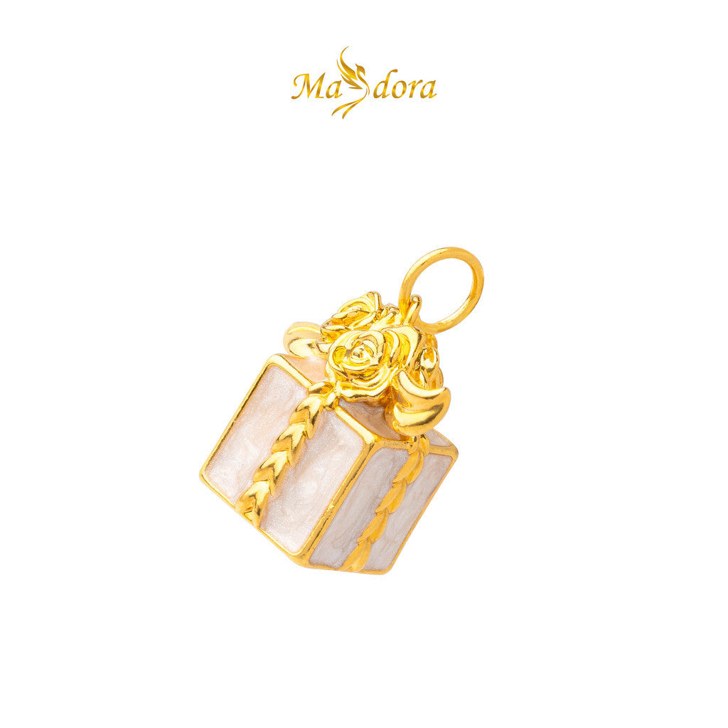 MASDORA 999 Gold Pendant Loket Emas ~ White Gift Box (EMAS 999/24K)