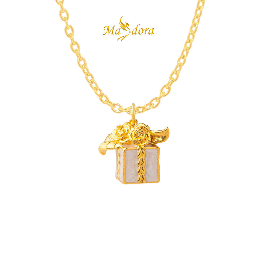 MASDORA 999 Gold Pendant Loket Emas ~ White Gift Box (EMAS 999/24K)
