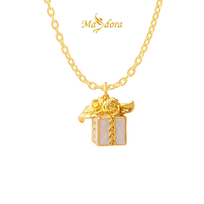 MASDORA 999 Gold Pendant Loket Emas ~ White Gift Box (EMAS 999/24K)