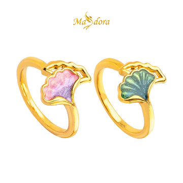 MASDORA 999 Gold Ring Rings Cincin Emas ~ Nautical Mermaid (EMAS 999/24K)
