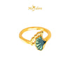 MASDORA 999 Gold Ring Rings Cincin Emas ~ Nautical Mermaid (EMAS 999/24K)