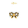 MASDORA 999 Gold Earring Earrings Emas ~ Black Sugary Pretzel (EMAS 999/24K)