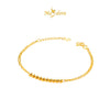 MASDORA 999 Gold Bracelet Rantai Tangan Emas ~ Golden Shiny Perlee (EMAS 999/24K)