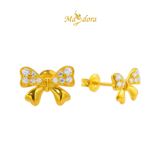 MASDORA 916 Gold Earrings Earring Subang Emas ~ Sparkling Edition (EMAS 916/22K)