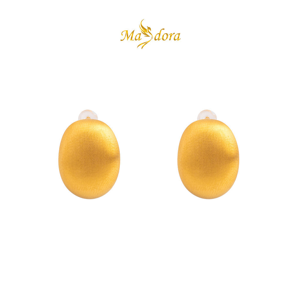 MASDORA 999 Gold Earring Earrings Emas ~ Brushy Bean (EMAS 999/24K)
