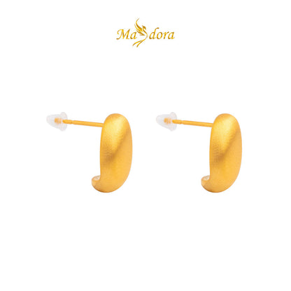 MASDORA 999 Gold Earring Earrings Emas ~ Brushy Bean (EMAS 999/24K)