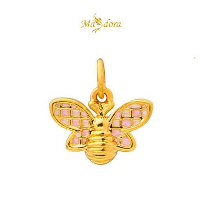 MASDORA 999 Gold Pendant Loket Emas ~ (PINK) Mother Nature Edition  (EMAS 999/24K)