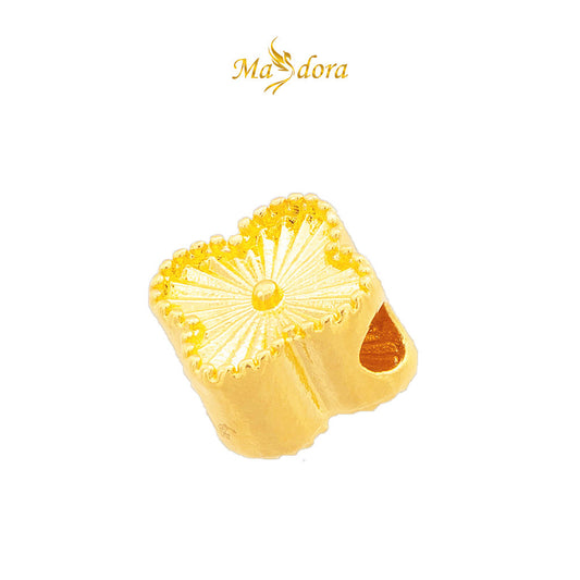 MASDORA 999 Gold Pendant Loket Emas ~ Cutie Clover (EMAS 999/24K) -- FREE 925 SILVER NECKLACE!
