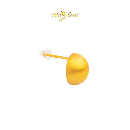 MASDORA 999 Gold Earring Earrings Emas ~ Brushy Button (EMAS 999/24K)