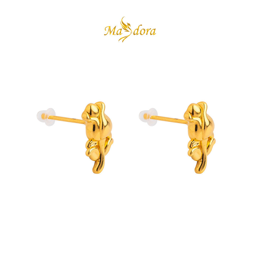 MASDORA 999 Gold Earring Earrings Emas ~ 3d Rosie (EMAS 999/24K)