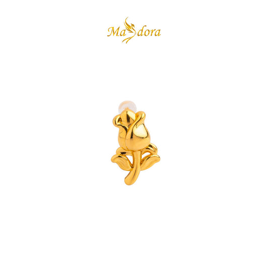 MASDORA 999 Gold Earring Earrings Emas ~ 3d Rosie (EMAS 999/24K)