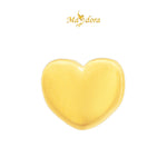 MASDORA 999 Gold Pendant Loket Emas ~ Mini Matte Love (EMAS 999/24K) -- FREE 925 SILVER NECKLACE!
