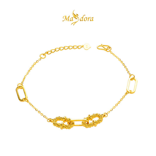 MASDORA 999 Gold Bracelet Rantai Tangan Emas ~ Golden Elegant Edition (EMAS 999/24K)