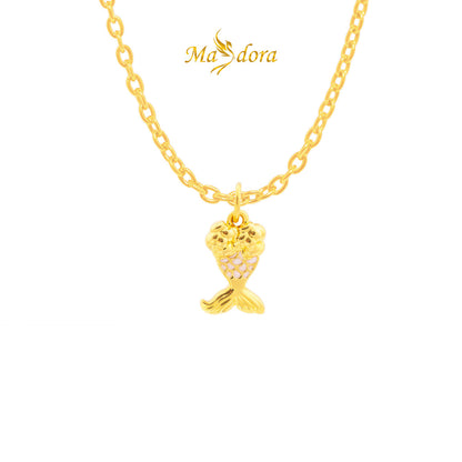 MASDORA 999 Gold Pendant Loket Emas ~ Pink Leona Edition (EMAS 999/24K)