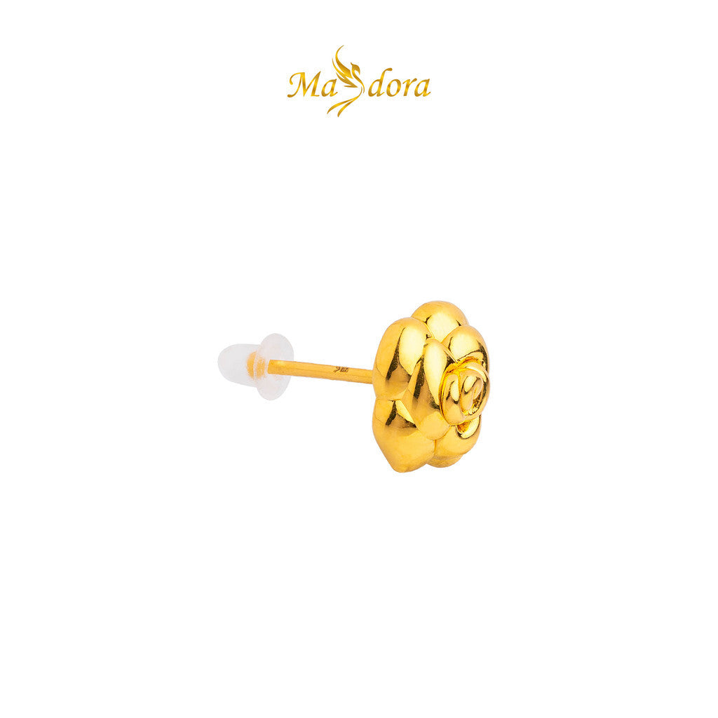 MASDORA 999 Gold Earring Earrings Emas ~ Glorious Rose (EMAS 999/24K)