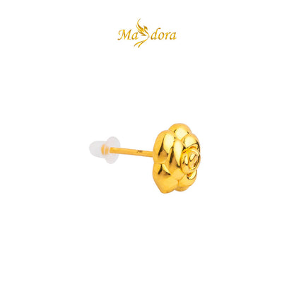 MASDORA 999 Gold Earring Earrings Emas ~ Glorious Rose (EMAS 999/24K)