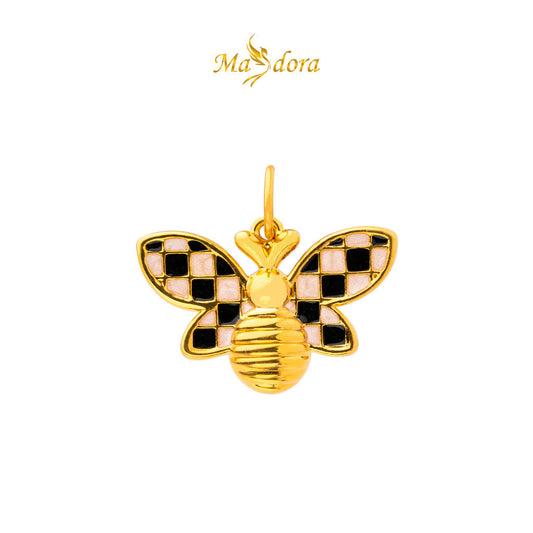 MASDORA 999 Gold Pendant Loket Emas ~ (BLACK) Mother Nature Edition  (EMAS 999/24K)