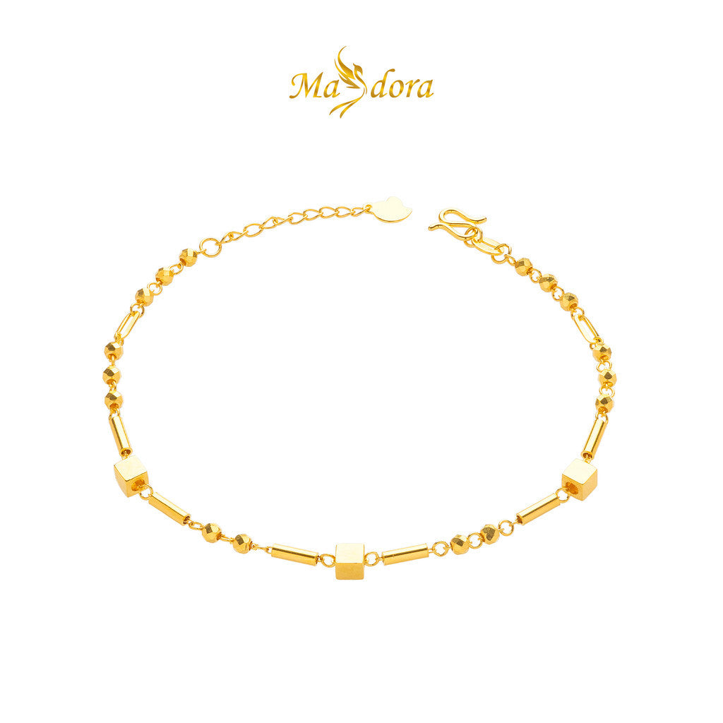 MASDORA 999 Gold Bracelet Rantai Tangan Emas ~ Golden Boba Edition (EMAS 999/24K)
