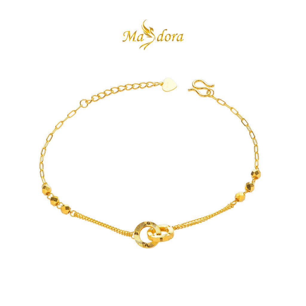 MASDORA 999 Gold Bracelet Rantai Tangan Emas ~ Golden Boba Edition (EMAS 999/24K)