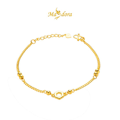 MASDORA 999 Gold Bracelet Rantai Tangan Emas ~ Golden Boba Edition (EMAS 999/24K)