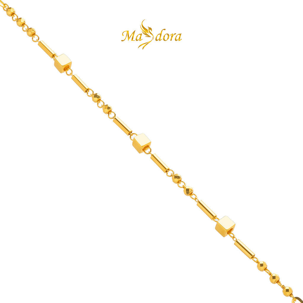 MASDORA 999 Gold Bracelet Rantai Tangan Emas ~ Golden Boba Edition (EMAS 999/24K)